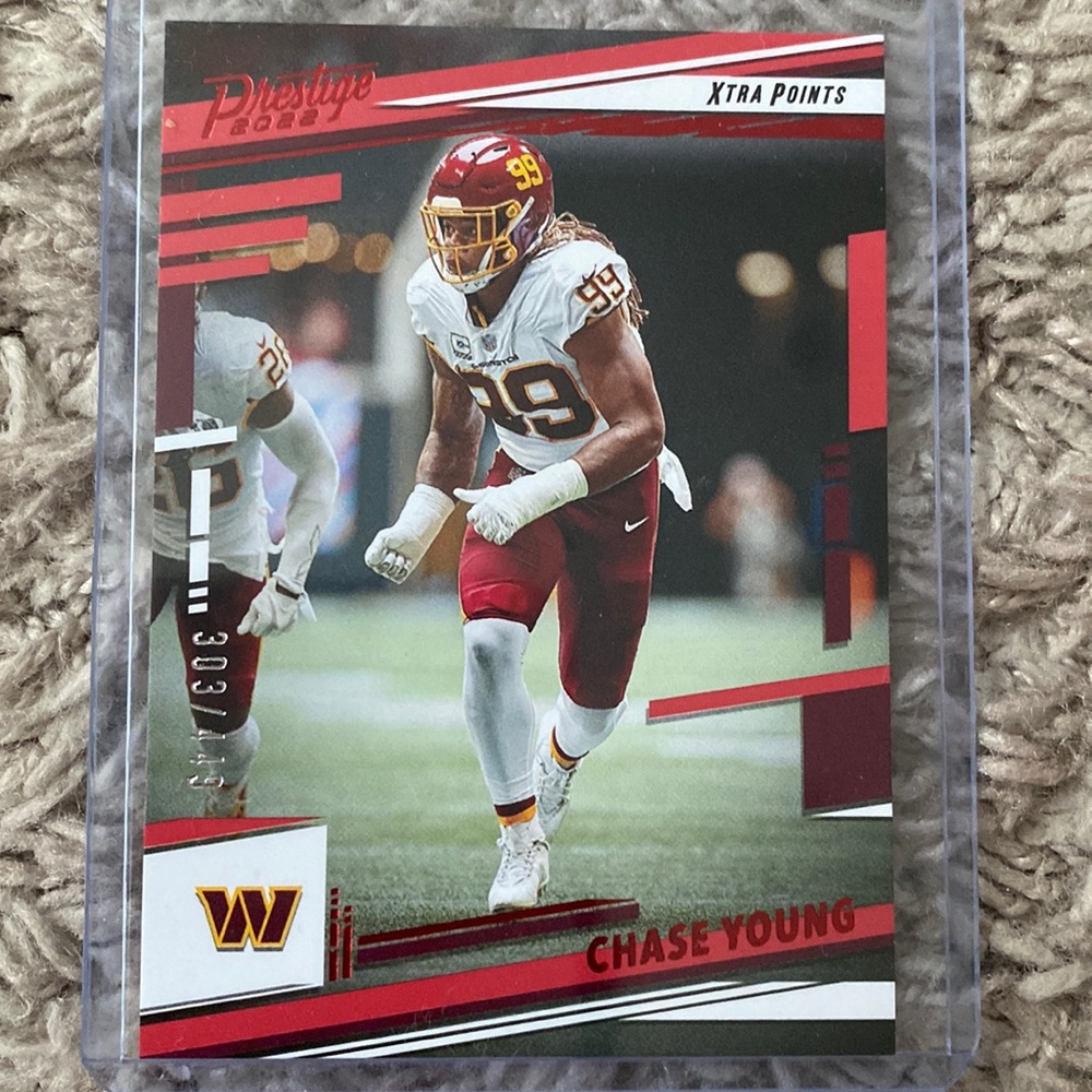 Chase Young red parallel prestige, 2022 /449